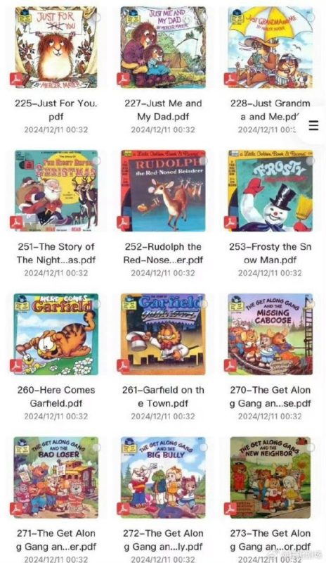 《迪士尼故事绘本》[150册PDF]（epub+mobi+azw3+pdf）